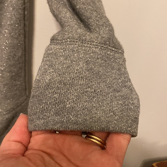 Aerie gray sparkly tunic top - Picture 7 of 12